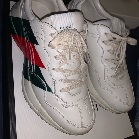 GUCCI MENS RYTHON SNEAKERS - Picture 1 of 4
